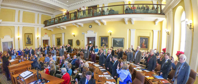 Maine Legislature in session