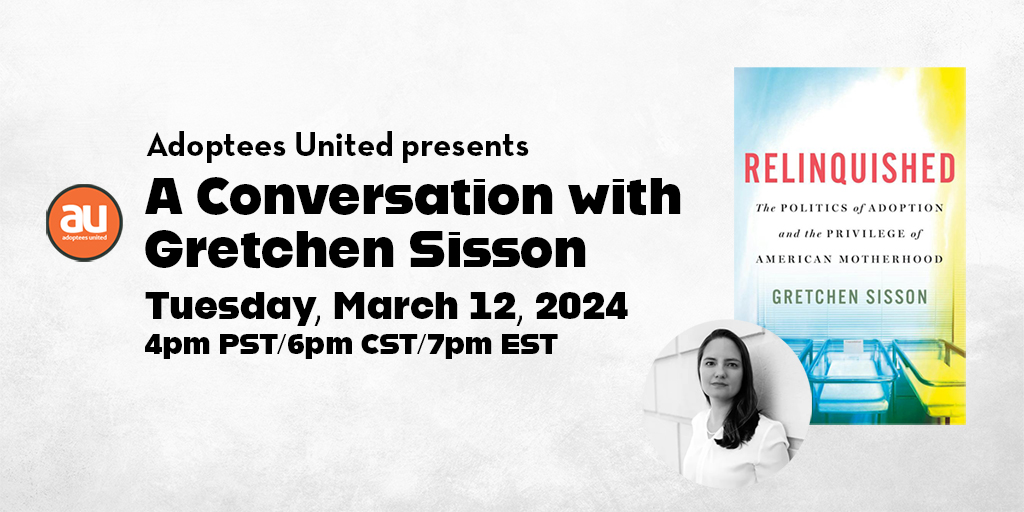 A Conversation with Gretchen Sisson Adoptees United