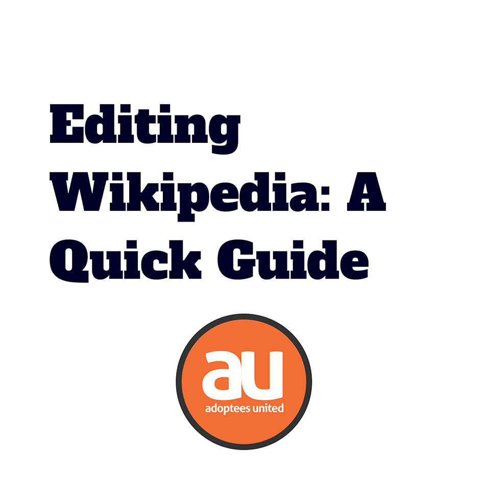 Editing Wikipedia: A Quick Guide