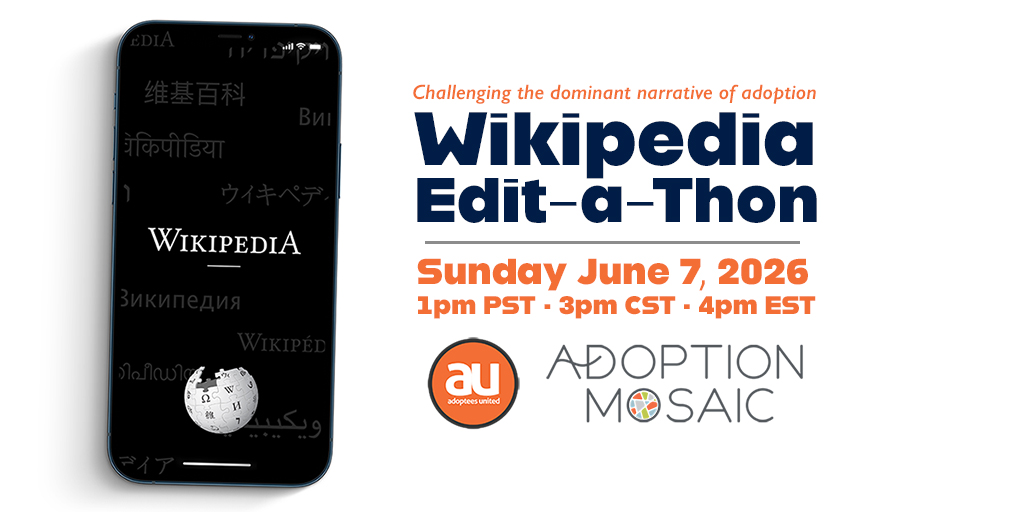 Wikipedia Editathon • June 7 2026, 1pm Pacific, 3pm Central, 4pm Eastern